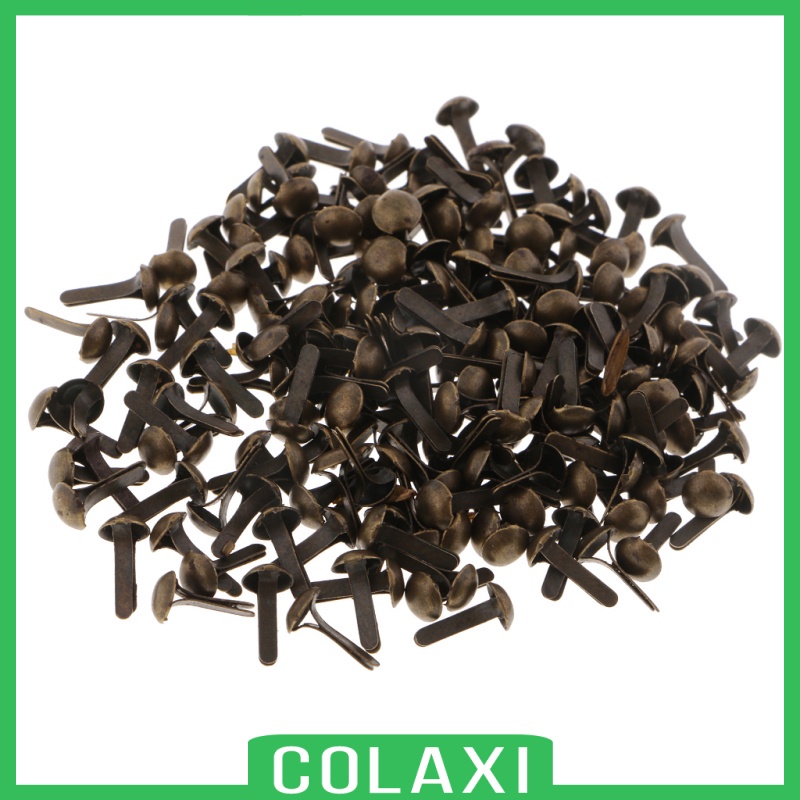 Set 200 Nút Cài Đầu Tròn Bằng Kim Loại Nhiều Màu Sắc Dùng Trang Trí Sổ Tay DIY