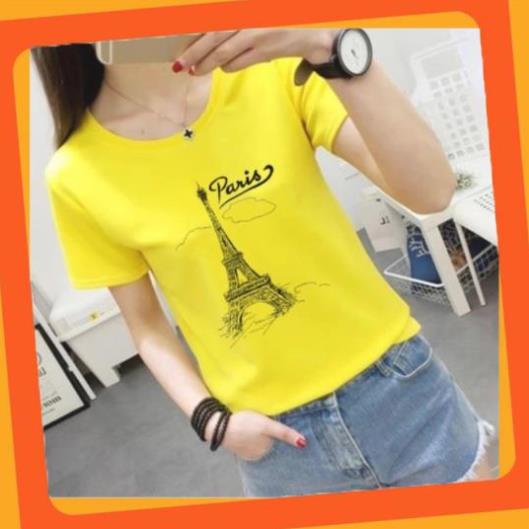 ÁO THUN NỮ PARIS MÂY