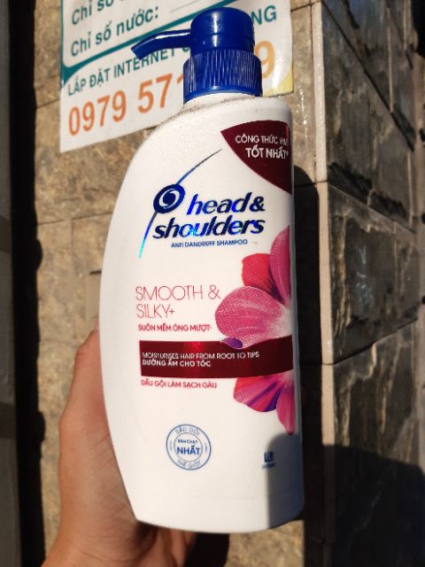 Dầu gội Head&amp;Shoulders 650g suôn mềm óng mượt