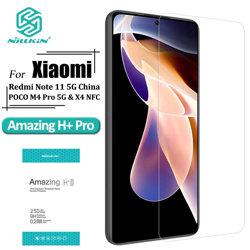 Nillkin Kính Cường Lực 9H Chống Trầy Cho Redmi Note 11 5G China / Note 11 Pro Plus / POCO M4 Pro 5G / X4 NFC