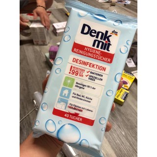 Khăn giấy ướt khử trùng denkmit