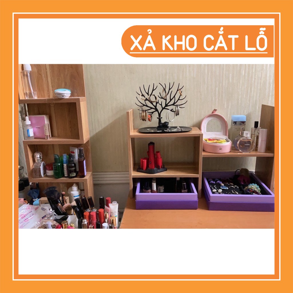 Kệ Sách Để Bàn ✨FREESHIP✨ Kệ Sách Gỗ MDF Nhập Khẩu Size Lớn 2 Màu Cực Đẹp - Siêu Tiện Ích