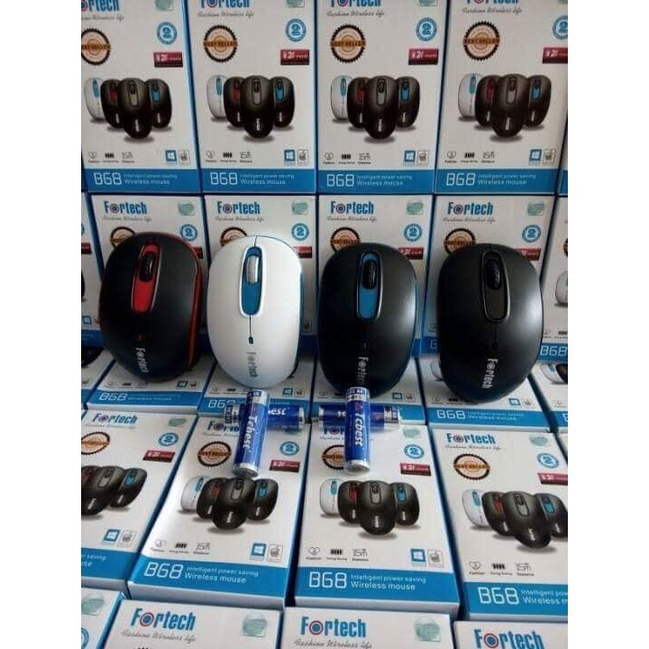 Chuột không dây Fortech B38 B68 bảo hành 2 năm - Minh Phong Store