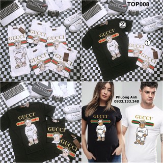 Áo thun Gấu Thái Lan TOP008, unisex Nam Nữ | Shopee Việt Nam