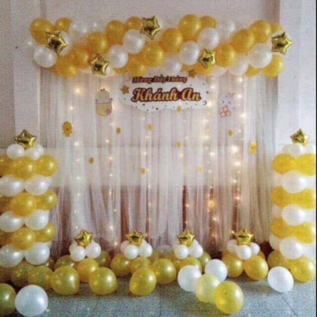 Rèm Vải Voan Trang Trí Sinh Nhật