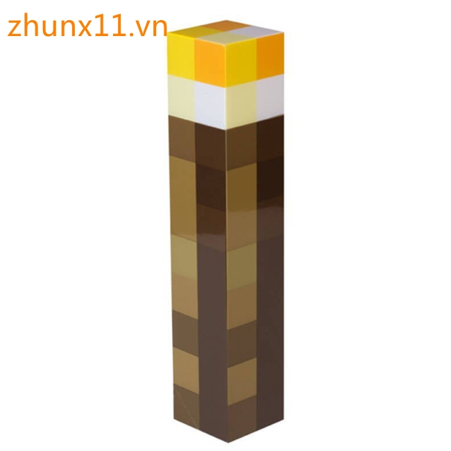 Light Up Torch 28CM High Brightness LED Minecraft Hand Held or Wall Mount Flashlight