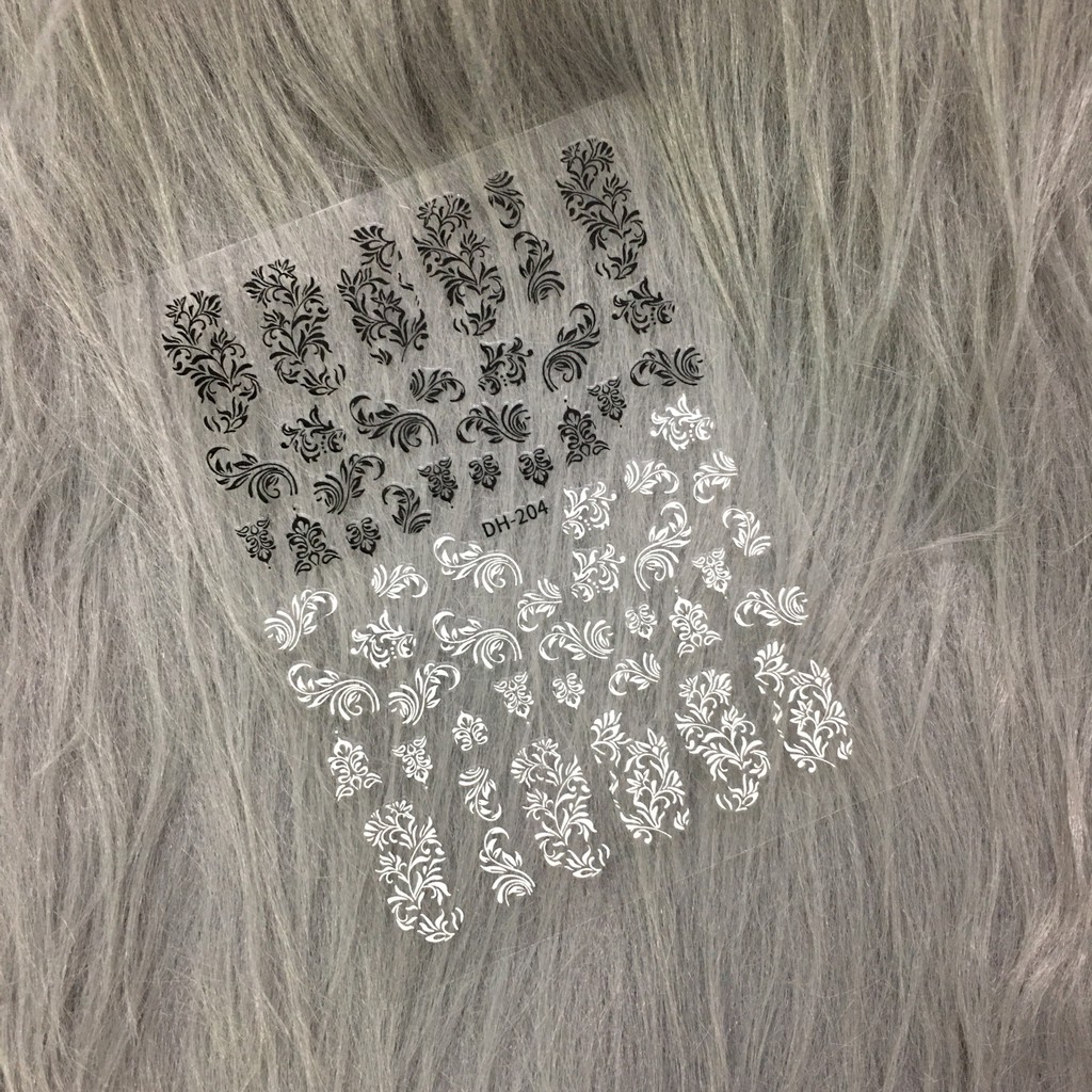 Sticker nail  Decal dán móng tay, trang trí nail
