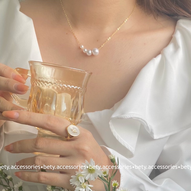 Dây chuyền nữ, vòng cổ Peary phong cách hàn quốc