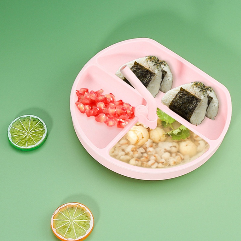 Bộ Bát Ăn Dặm Bằng Silicone Tiện Dụng Dành Cho Trẻ Nhỏ