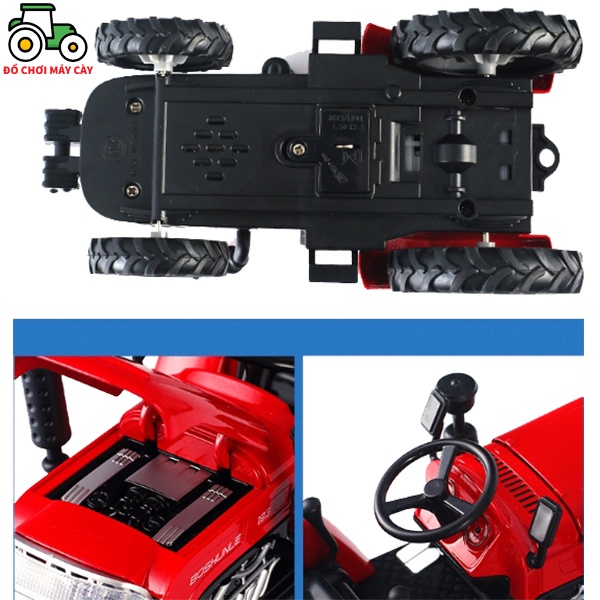 Máy kéo 55 HP – Ca bô tròn, xe máy cày đồ chơi, xe nông trại, đầu kéo, mã sản phẩm MK01