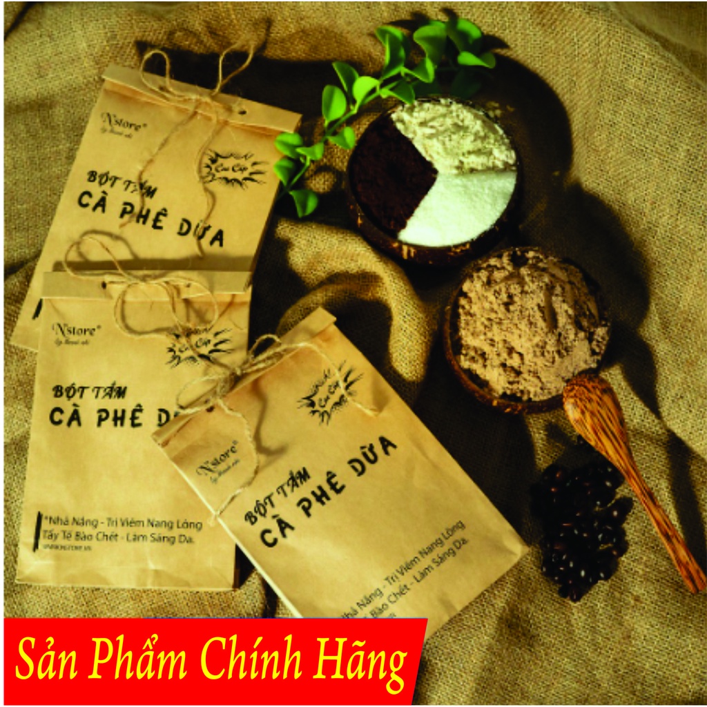 Bột Tắm Cà Phê - Dừa Non N'store tẩy da chết, giảm mụn lưng, làm sáng da | BigBuy360 - bigbuy360.vn