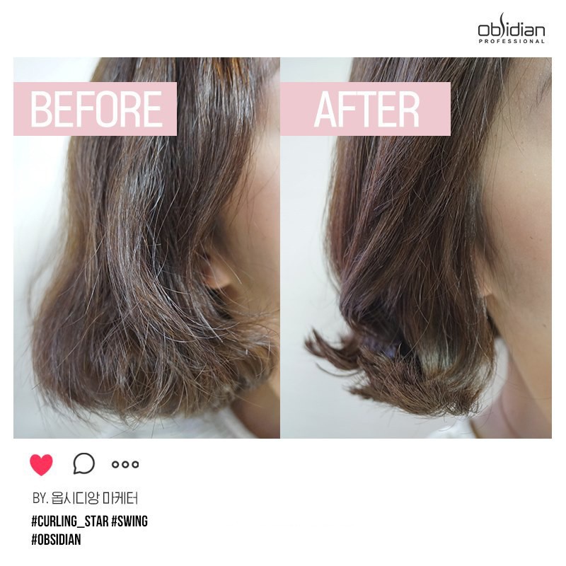Gel giữ nếp tóc / gel tạo kiểu cho tóc uốn xoăn bồng bềnh Curling Star 2 Swing Obsidian Hàn Quốc 150ml