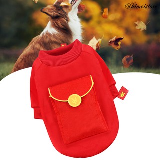 Áo sweater xinh xắn mừng năm mới cho cún cưng