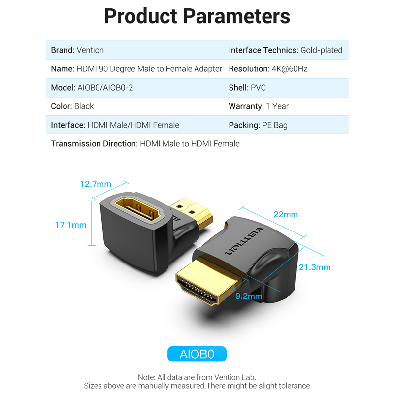 Đầu Nối Hdmi 4k Góc Phải 270 90 Độ Cho Hdtv Hdmi