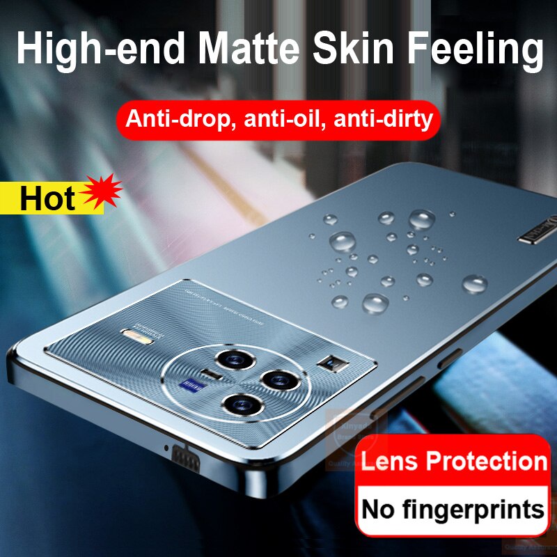 Ốp Điện Thoại Bề Mặt Nhám Bảo Vệ Dành Cho Vivo X80 Pro X Note X80 X70 Pro Plus