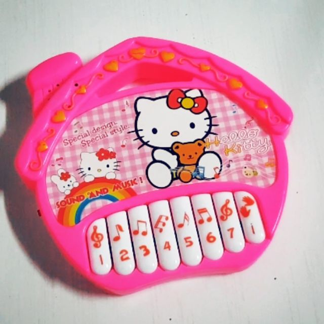Đàn piano ngôi nhà mèo kitty quà tặng cho bé trẻ em