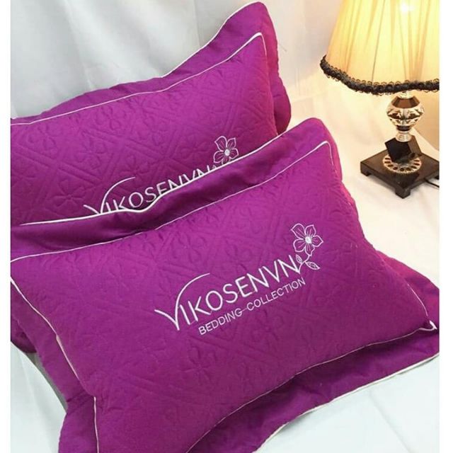 👉 Vỏ gối trần bông satin nhiều màu