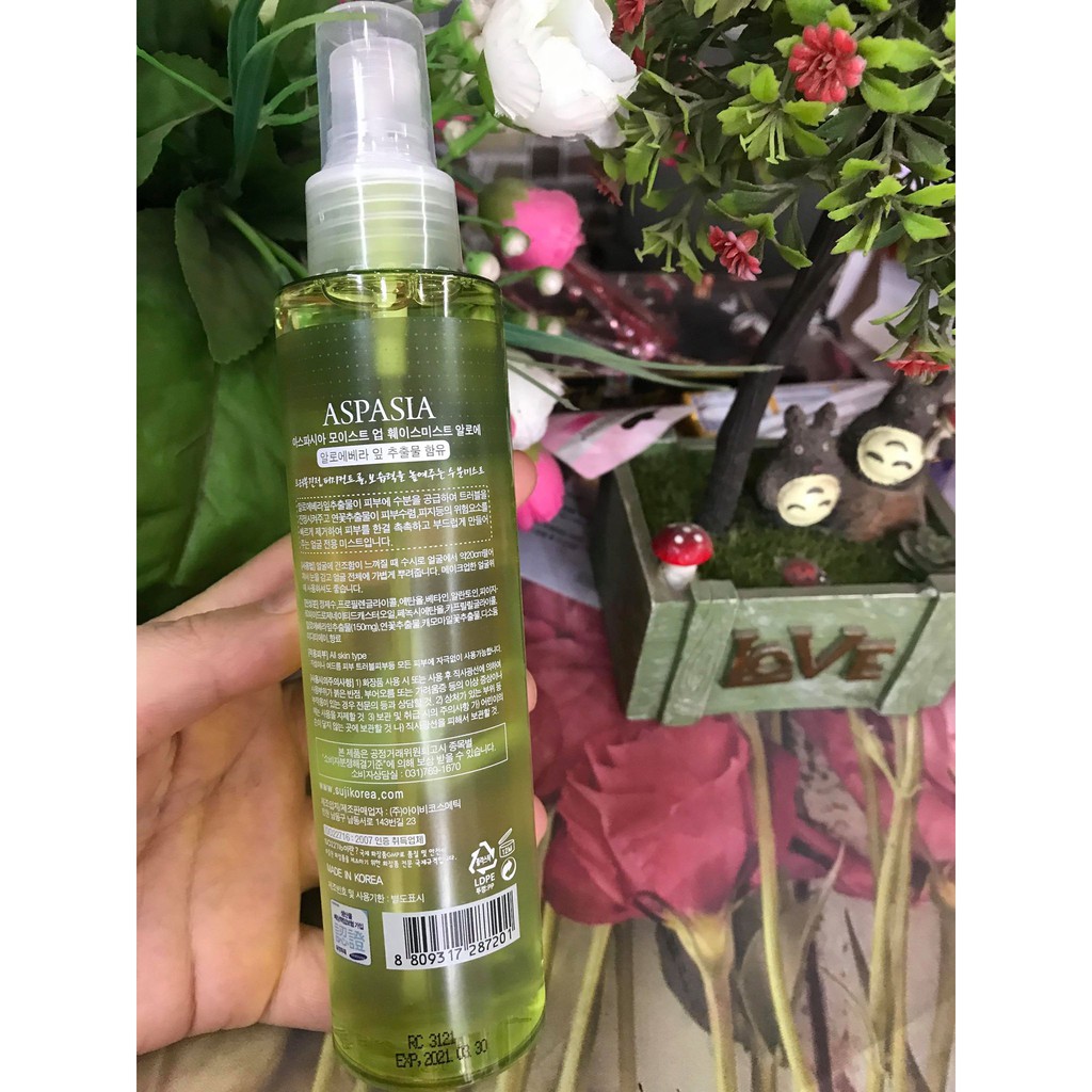 Xịt Khoáng Aspasia Moist Up Face Mist 150m | BigBuy360 - bigbuy360.vn