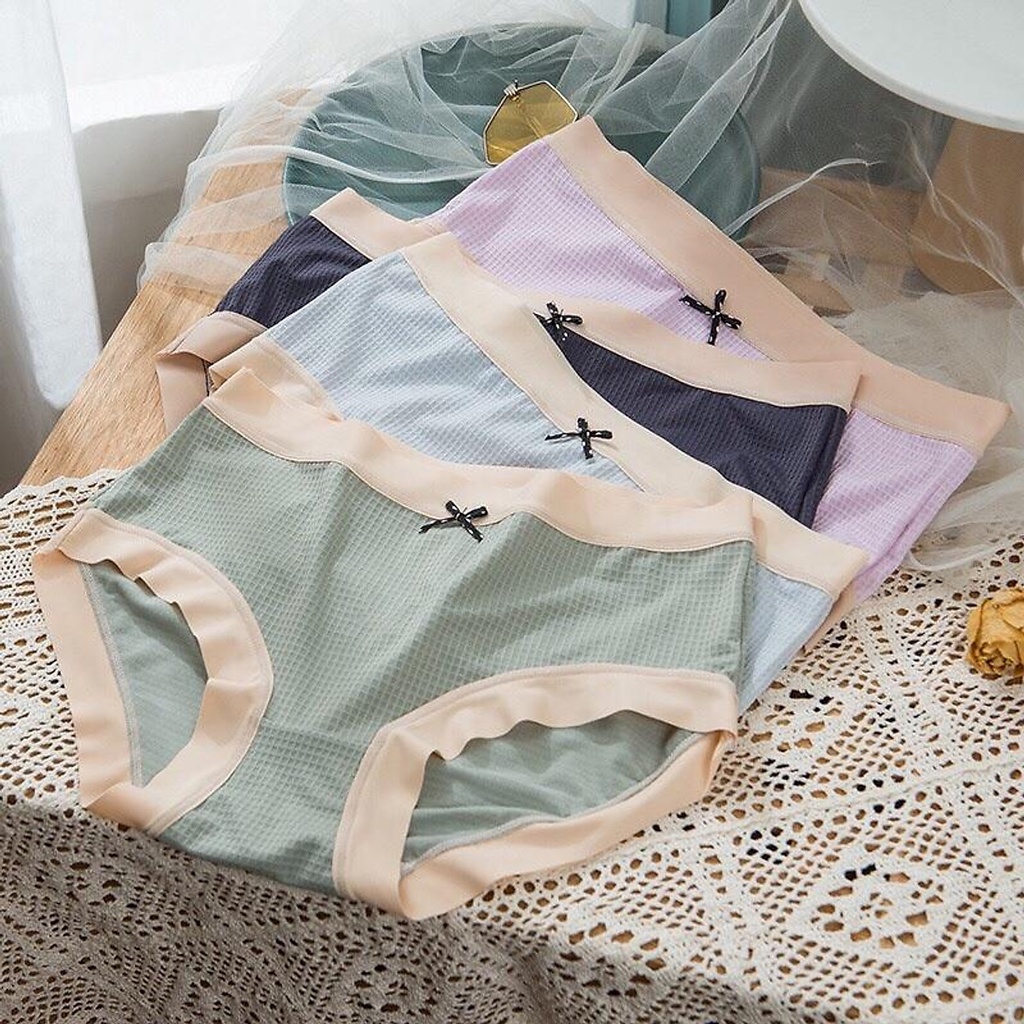 QUẦN LÓT NỮ ĐÚC SU KẺ CARO SIÊU MÁT MỀM MẠI KHÁNG KHUẨN CHẤT LIỆU CAO CẤP - QL 2213