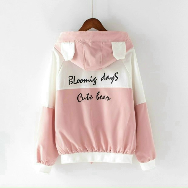 Áo Khoác Dù Nữ Nón Lớn Phối 2 Tai Thỏ, Túi Sỏ Sành Điệu Độc Đáo TP028 [NewUnisex]