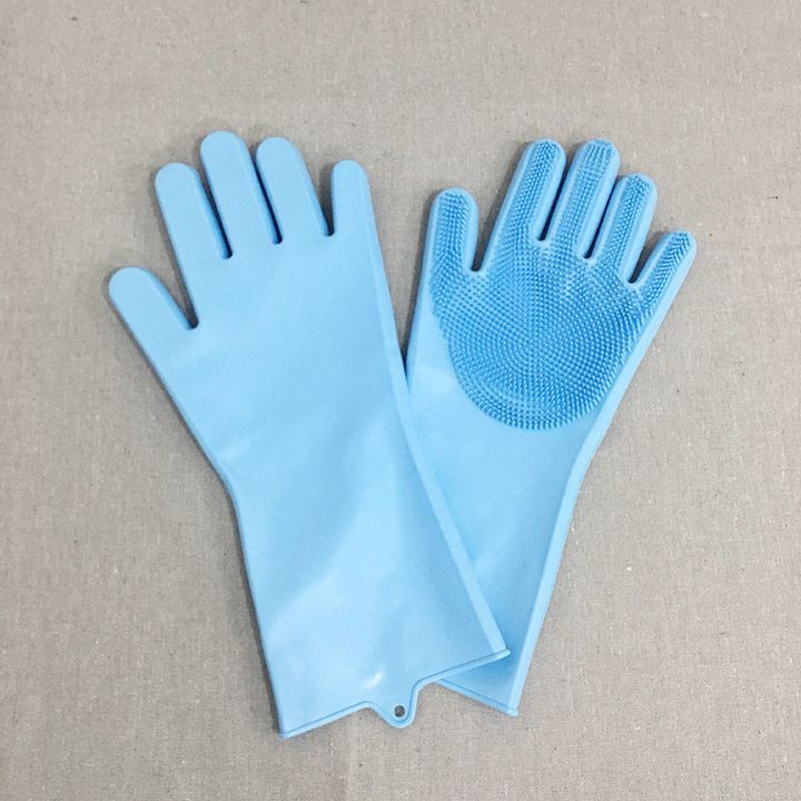 Găng tay silicon rửa bát tạo bọt ( 1 đôi)-2398 Nguyễn Trang