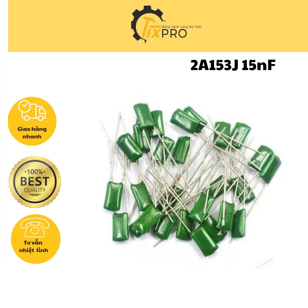 Tụ mica 2A153J 15nF 100V (10c)