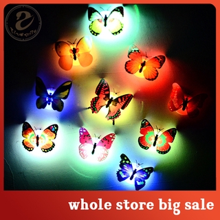 【Liudmila】Mô hình bươm bướm tích hợp đèn LED trang trí không gian Bướm Đêm Ánh Sáng Dán Cường LựcLEDTrang Trí Tường Phát Sáng Bướm