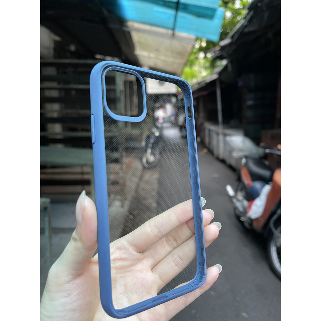 CHÍNH HÃNG Ốp Vescent viền màu dẻo lưng kính trong suốt chống ố IPHONE 11 / PRO MAX 6.1 5.8 6.5 ẢNH+VIDEO DO SHOP QUAY
