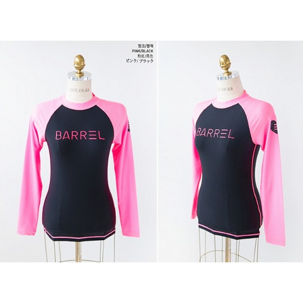 CÓ SẴN Bộ bơi dài tay 2 mảnh dày tay hồng BARREL chất đẹp | BigBuy360 - bigbuy360.vn