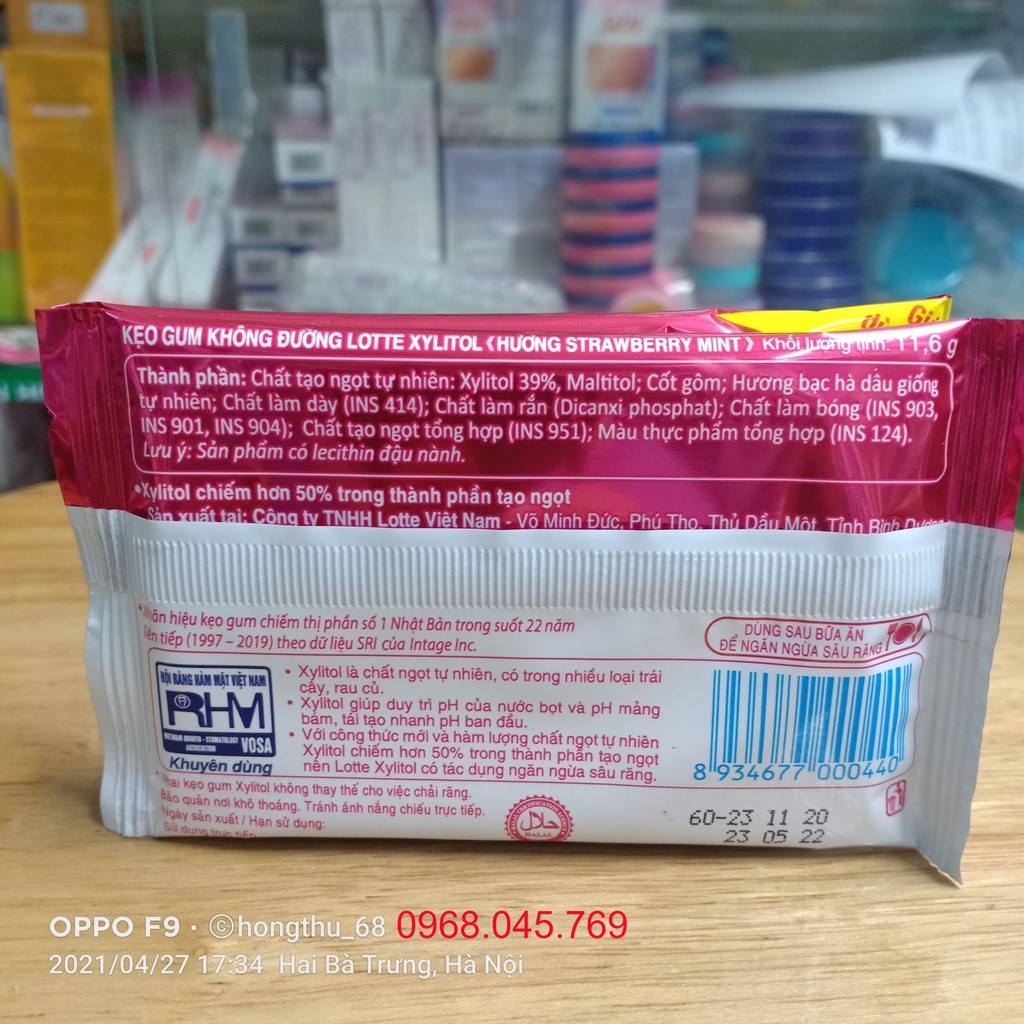 Kẹo gum không đường LOTTE XYLITOL | BigBuy360 - bigbuy360.vn