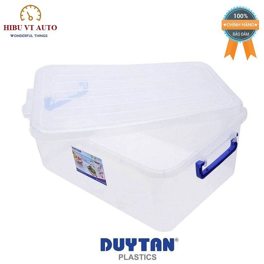 Thùng Nhựa Duy Tân Trong Suốt 55L (67.6 x 45.7 x 25.4 cm) No.0998 giúp bạn bảo quản đồ đạc sạch sẽ, an toàn