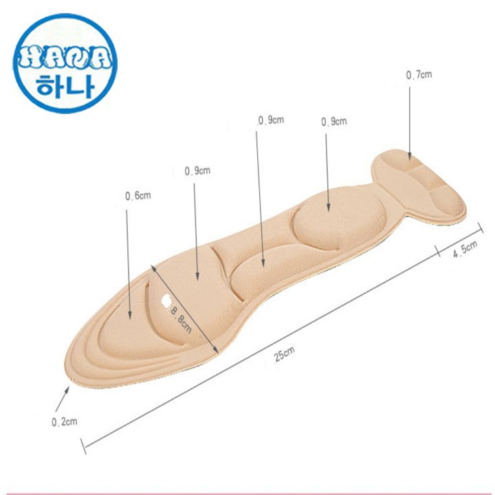 RẺ VÔ ĐỊCH LẺ=SỈ 2 Miếng lót gót giày rộng size chống rộng chống trầy chống phồng gót chân cho giày nam nữ cả bàn chân