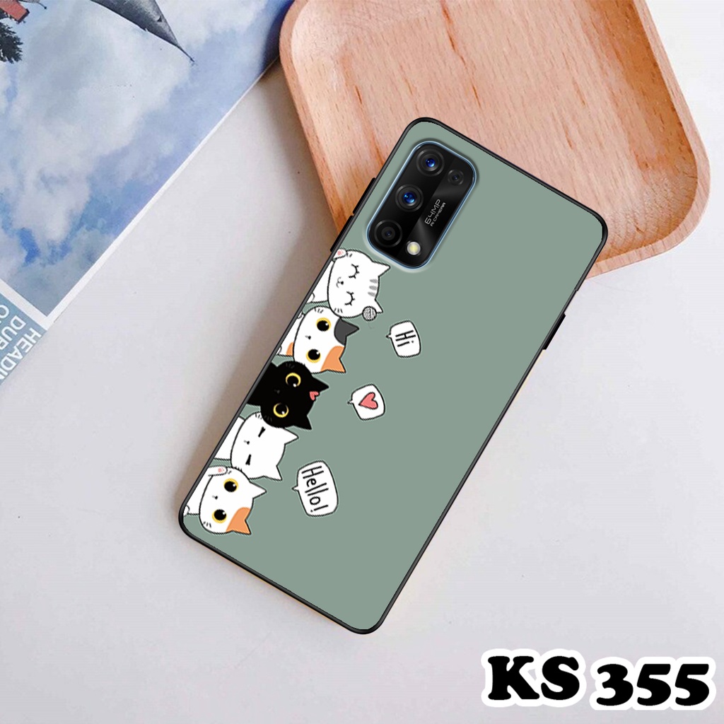 Ốp lưng Oppo Realme 7 - Realme 7 Pro - Ốp Oppo in hình Cat&amp;Bear đáng yêu - Chất liệu TPU siêu bền