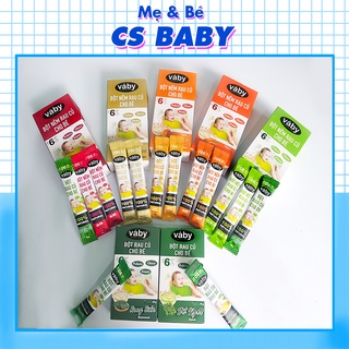 Bột rau củ cho bé ăn dặm sấy lạnh vaby vaby gói 8gr - cs baby