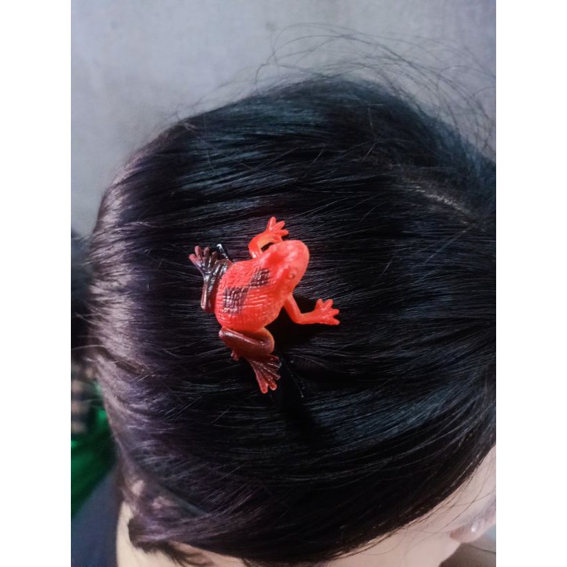 Kẹp tóc hình con ếch/ phụ kiện thời trang tóc
