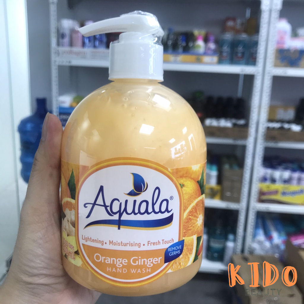 Nước rửa tay AQUALA Hand Wash | Xà bông rửa tay diệ﻿t khu﻿ẩn | Sữa rửa tay  500ml