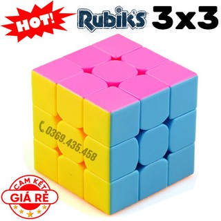 Rubik 3×3×3 đẹp, xoay trơn, không rít, độ bền cao. Đồ chơi Rubik 3×3 MF3rs2 3 tầng 3x3x3 Stickerless cube