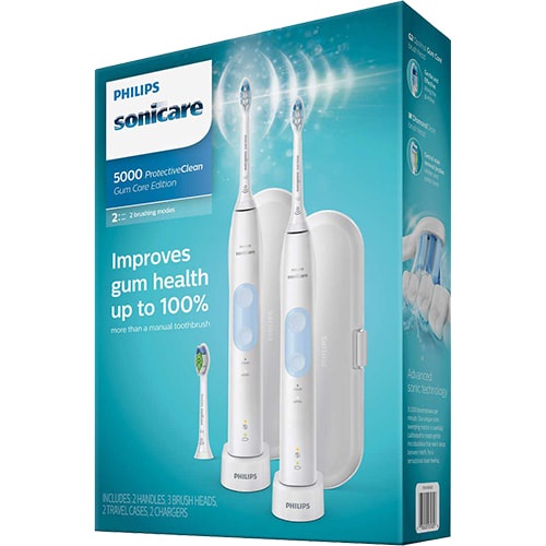 Bàn chải điện Philips Sonicare 5000 ProtectiveClean Gum Care Edition HX6829/71 - Hàng nhập khẩu