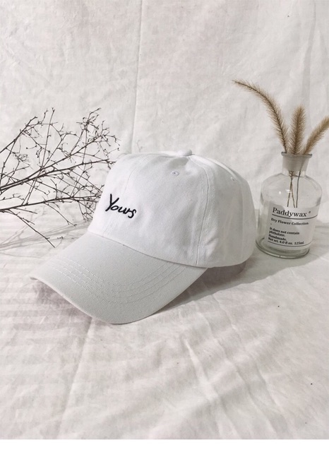 Mũ lưỡi trai nam nữ đẹp thêu chữ ,mũ phớt Nón kết phong cách Ulzzang form unisex nam nữ YOUR