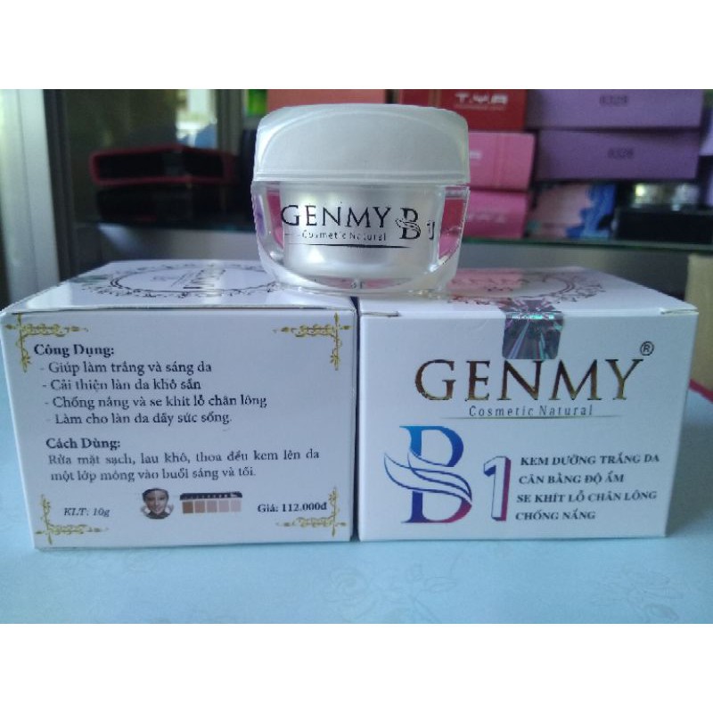 KEM GENMY B1 DƯỠNG TRẮNG DA CHỐNG NẮNG 10G