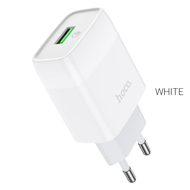 Củ sạc nhanh 18w xiaomi samsung .. chính hãng HOCO 3A - Bộ sạc kèm dây sạc type c cho android