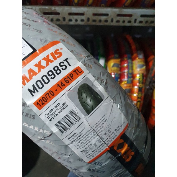 Vỏ  maxxis 120/70 -14 , xe PCX