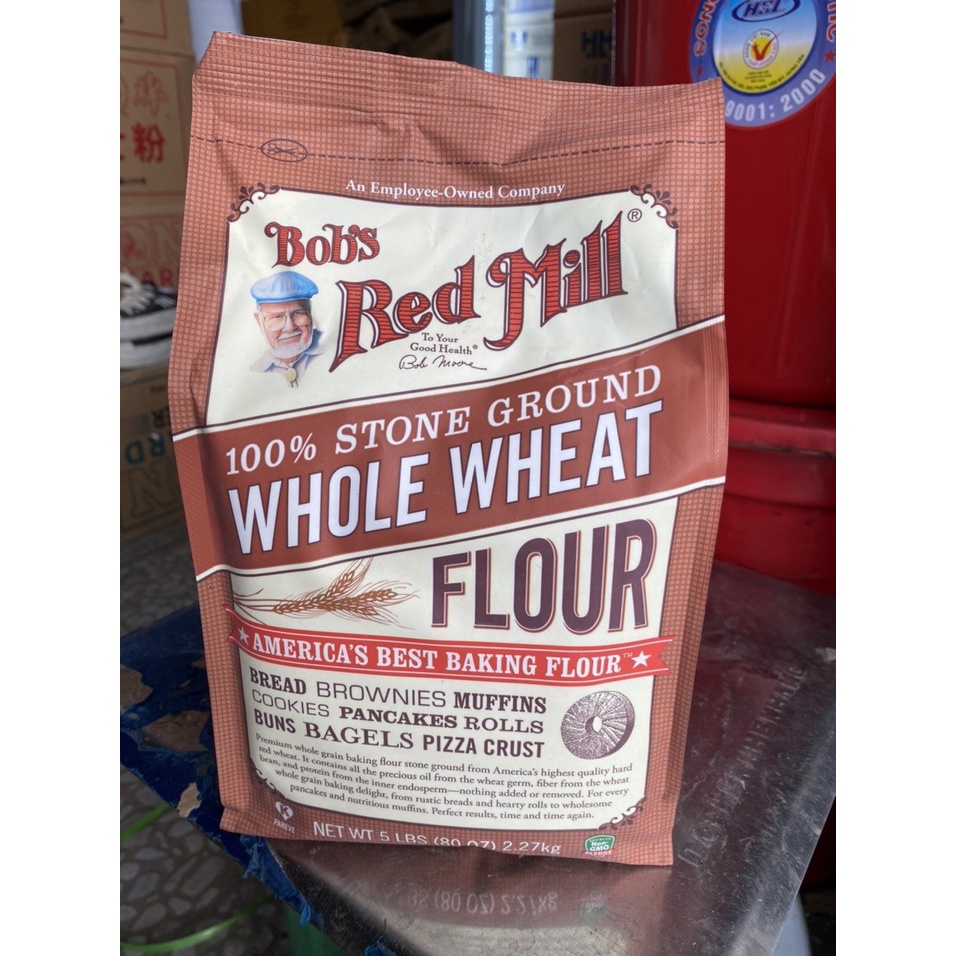 Bột Mì Nguyên Cám Bobs Red Milk Gói 2,27kg Loại Thường