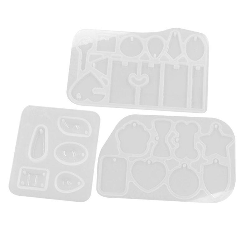 Khuôn Silicone Làm Mặt Dây Chuyền Hình Giọt Nước