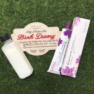 Combo Kem nhuộm snukia 100ml + oxy novelle mini 300ml (2026)