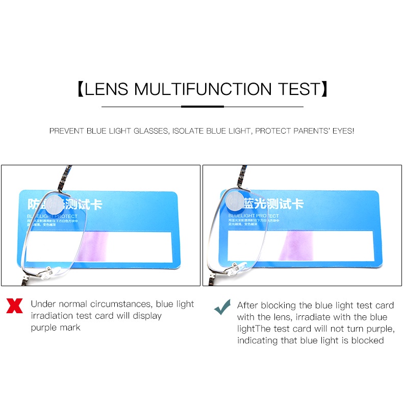 Kính Đọc Sách Gọng Kim Loại Chống Ánh Sáng Xanh