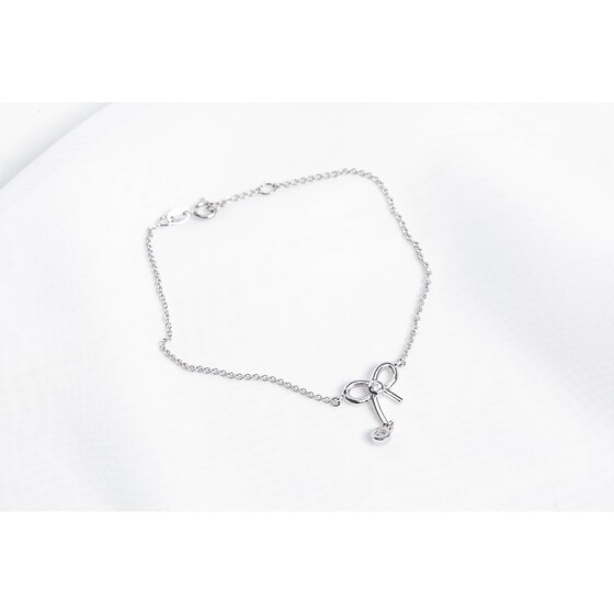 Lắc tay vàng trắng DOJI 14K 0819B-LAL107