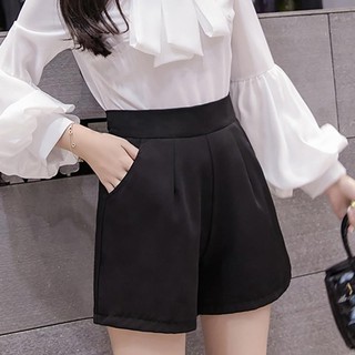 Quần short voan ống rộng