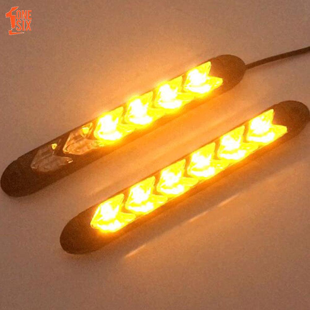 Car Daytime Running Light Car Turn Signal Flowing Arrow LED Daylight 2PCS LED Daytime Running Light