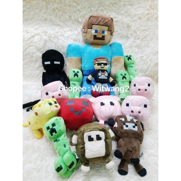 Gấu bông Minecraft chính hãng Mozang 2hand